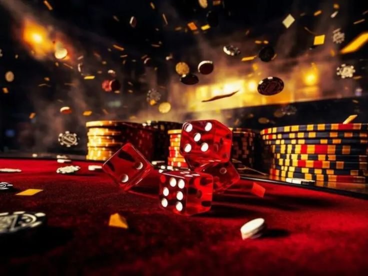 Tampilan layar permainan dadu online dengan tiga dadu di studio live dewa135